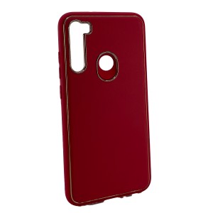 Nettech Samsung Galaxy Note 10 Uyumlu Coco Leather Seri Arka Koruma Kılıf (Kırmızı) NT-99794