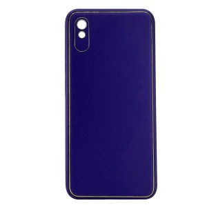 Nettech Xiaomi Redmi 9A Uyumlu Coco Leather Seri Arka Koruma Kılıf (Mor) NT-99971