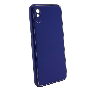 Nettech Xiaomi Redmi 9A Uyumlu Coco Leather Seri Arka Koruma Kılıf (Mor) NT-99971