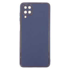 Nettech Samsung Galaxy A12 Uyumlu Coco Leather Seri Arka Koruma Kılıf (Gri) NT-90502