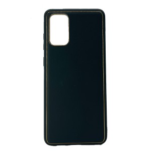 Nettech Samsung Galaxy S20 Uyumlu Coco Leather Seri Arka Koruma Kılıf (Yeşil) NT-99813