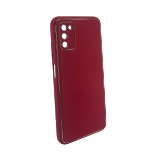 Nettech Samsung Galaxy A13 5G Uyumlu Coco Leather Seri Arka Koruma Kılıf (Kırmızı) NT-99868