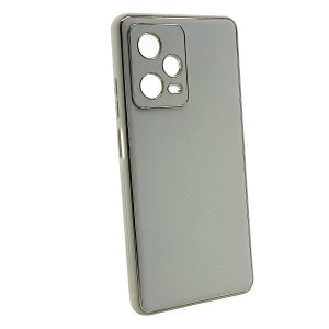 Nettech Xiaomi Redmi Note 12 Pro 4G Uyumlu Coco Leather Seri Arka Koruma Kılıf (Gold) NT-99951