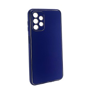 Nettech Samsung Galaxy A13 Uyumlu Coco Leather Seri Arka Koruma Kılıf (Mor) NT-99899