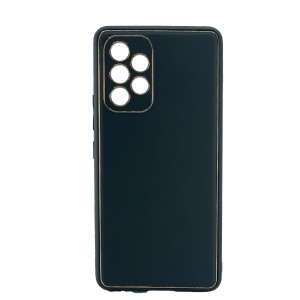 Nettech Samsung Galaxy A23 Uyumlu Coco Leather Seri Arka Koruma Kılıf (Siyah) NT-99880