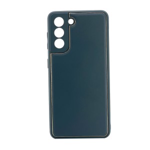 Nettech Samsung Galaxy S22 Uyumlu Coco Leather Seri Arka Koruma Kılıf (Yeşil) NT-99849