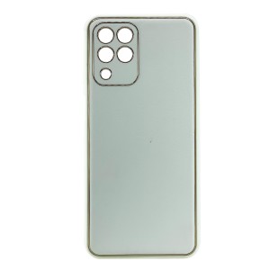 Nettech Samsung Galaxy M33 Uyumlu Coco Leather Seri Arka Koruma Kılıf (Beyaz) NT-102137
