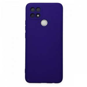 Nettech Oppo A15 Uyumlu Nano Arka Koruma Kılıf (Derin Mor) NT-100207