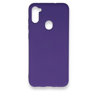 Nettech Samsung Galaxy A11 Uyumlu Nano Arka Koruma Kılıf (Lila) NT-82042