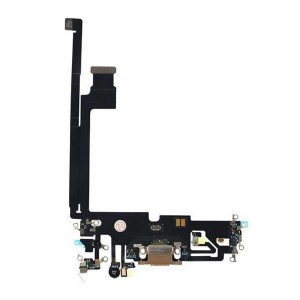 Teknonet Apple iPhone 12 Pro Max Uyumlu Bordlu Şarj Soketi (Gold) NT-102384