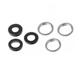 Teknonet Apple iPhone 12 Pro Uyumlu Ful Set Kamera Camı (Gümüş) NT-102533