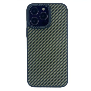 Nettech Apple iPhone 14 Pro Max Uyumlu Metal Kamera Çerçeveli Magsafe Karbon Fiber Arka Koruma Kılıf (Yeşil) NT-101997