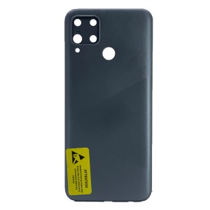 Teknonet Realme C21Y Uyumlu Batarya Kapağı (Siyah) NT-102672