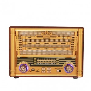 Raıseng R-1828BT Nostalji Radyo Kablosuz Hoparlör - Speaker (Kahverengi) NT-102815