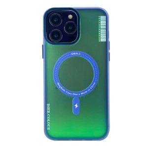 Nettech Apple iPhone 14 Pro Uyumlu Jane Sand Magsafe Seri Arka Koruma Kılıf (Mavi) NT-101147