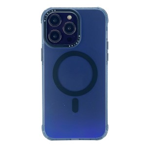 Nettech Apple iPhone 14 Pro Max Uyumlu Mikallen Magsafe Seri Arka Koruma Kılıf (Siyah) NT-101622