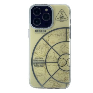 Nettech Apple iPhone 14 Pro Uyumlu Pusula Magsafe Seri Arka Koruma Kılıf (Sarı) NT-101611