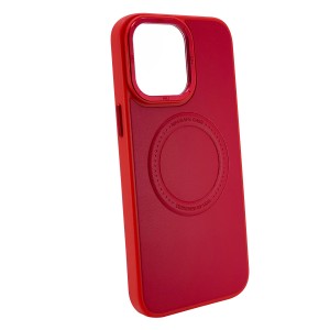 Nettech Apple iPhone 13 Pro Max Uyumlu Magsafe Arka Koruma Kılıf (Kırmızı) NT-101393