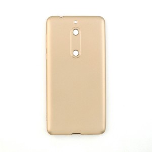 Nettech Nokia 5 Uyumlu Suide Arka Koruma Kılıf (Gold) VR-3597