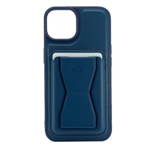 Nettech Apple iPhone 11 Uyumlu Deri Purse Seri Arka Koruma Kılıf (Lacivert) NT-101319