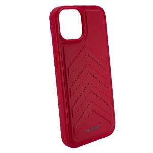 Nettech Apple iPhone 11 Uyumlu Suni Deri Arka Koruma Kılıf (Kırmızı) NT-101698