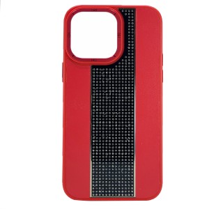 Nettech Apple iPhone 14 Pro Uyumlu Suni Deri Arka Koruma Kılıf (Kırmızı) NT-101495