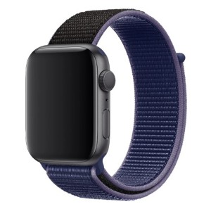 Nettech Apple Watch Seri 44/42 mm Uyumlu İp Örgülü Kordon (Mor) NT-92051