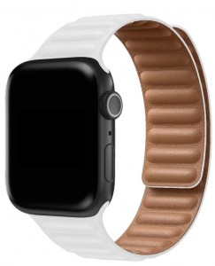 Nettech Apple Watch Seri 42/44 mm Uyumlu Buff Seri Kordon (Beyaz) NT-103023