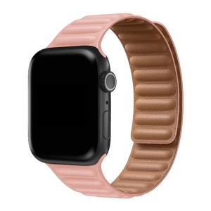 Nettech Apple Watch Series 41 mm Uyumlu Buff Seri Kordon (Pembe) NT-103019