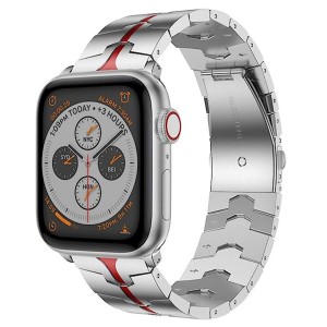 Nettech Apple Watch Seri 44/42 mm Uyumlu Metal Kordon (Gri) NT-102936