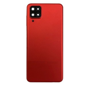 Teknonet Samsung Galaxy A12 Uyumlu Batarya Kapağı (Kırmızı) NT-103075