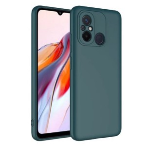 Nettech Xiaomi Redmi 12C Uyumlu Nano Arka Koruma Kılıf (Koyu Yeşil) NT-103055