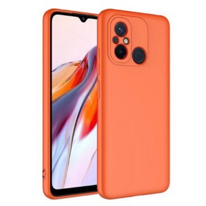 Nettech Xiaomi Redmi 12C Uyumlu Nano Arka Koruma Kılıf (Turuncu) NT-103051