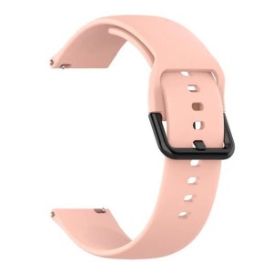 Nettech Samsung Watch 20 mm Uyumlu Silikon Kordon (Pembe) NT-102979