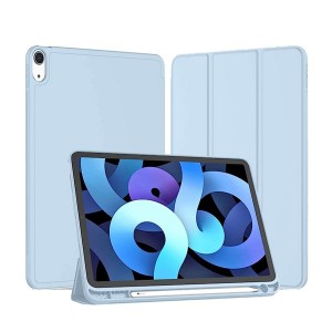 Nettech Apple iPad Air 4.Nesil 10.9 inch Uyumlu Premium Smart 360 Kalem Yuvalı Kapaklı Kılıf (Turkuaz) NT-102764