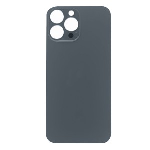 Teknonet Apple iPhone 13 Pro Max Uyumlu Geniş Kamera Camlı Batarya Kapağı (Grafik Siyah) NT-102650