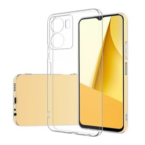 Nettech Vivo Y16 Uyumlu Lüx Seri Kamera Korumalı Arka Koruma Kılıf (Şeffaf) NT-100274