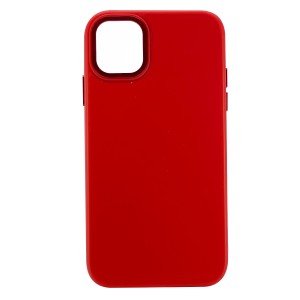 Nettech Apple iPhone 11 Uyumlu Waterproof Deri Seri Arka Koruma Kılıf (Kırmızı) NT-101557