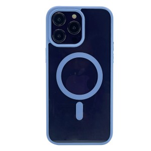 Nettech Apple iPhone 14 Pro Max Uyumlu Orjin Case MagSafe Manyetik Arka Koruma Kılıf (Sierra Mavisi) NT-101269