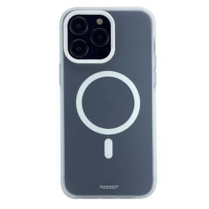 Nettech Apple iPhone 14 Pro Max Uyumlu Zırh Jmookit Magsafe Arka Koruma Kılıf (Beyaz) NT-101237