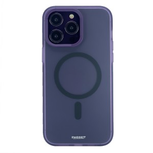 Nettech Apple iPhone 14 Pro Max Uyumlu Zırh Jmookit Magsafe Arka Koruma Kılıf (Mor) NT-101236
