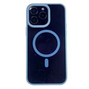 Nettech Apple iPhone 13 Pro Uyumlu Şovalye Magsafe Seri Arka Koruma Kılıf (Sierra Mavisi) NT-103115