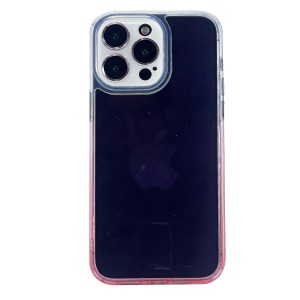 Nettech Apple iPhone 12 Pro Max Uyumlu Kamera Korumalı Yıldız Elmas Seri Arka Koruma Kılıf (Pembe) NT-101193