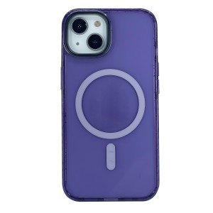Nettech Apple iPhone 13 Uyumlu Locik Magsafe Arka Koruma Kılıf (Mor) NT-103147