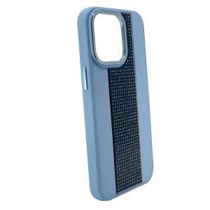Nettech Apple iPhone 13 Pro Uyumlu Suni Deri Arka Koruma Kılıf (Sierra Mavisi) NT-101474