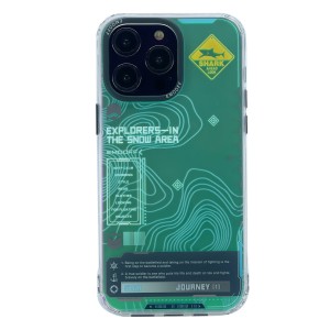 Nettech Apple iPhone 14 Pro Max Uyumlu Technology Metaverse Seri Arka Koruma Kılıf (Beyaz) NT-101097