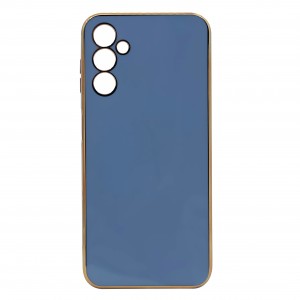 Nettech Samsung Galaxy A14 5G Uyumlu Renkli Kenar Zone Seri Arka Koruma Kılıf (Mavi) NT-103397