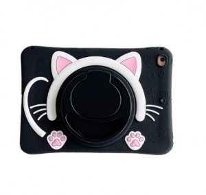 Nettech Apple iPad 10 Nesil 10.9 2022 Uyumlu Maskot Seri Arka Koruma (Siyah) NT-103472