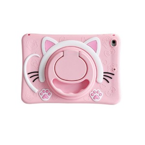 Nettech Apple iPad 10 Nesil 10.9 2022 Uyumlu Maskot Seri Arka Koruma (Pembe) NT-103473