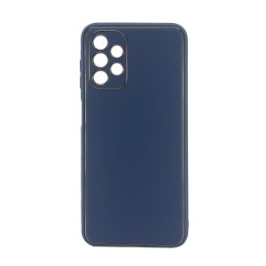 Nettech Samsung Galaxy S21 Ultra Uyumlu Coco Leather Seri Arka Koruma Kılıf (Gri) NT-99834